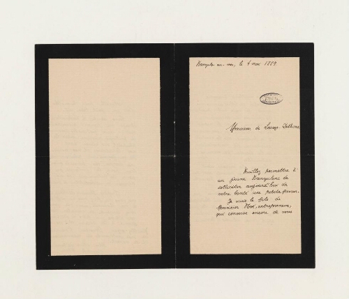 Correspondance de Joseph Noé et Henri de Lacaze-Duthiers