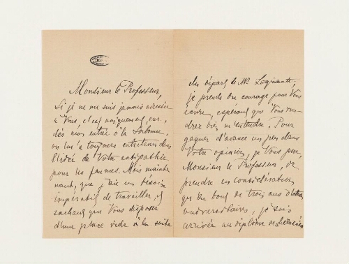 Correspondance d'A. Rojecki et Henri de Lacaze-Duthiers