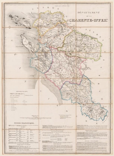 Atlas départemental de la France. no 16, Département de la Charente-inférieure