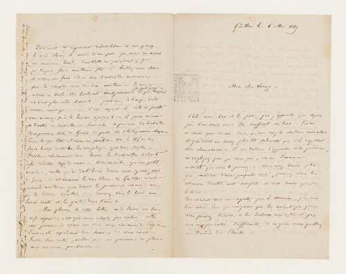 Correspondance de Philadelphe Thomas et Henri de Lacaze-Duthiers
