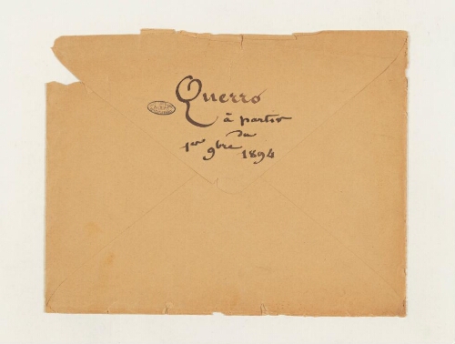 Correspondance de L. Querro et Henri de Lacaze-Duthiers