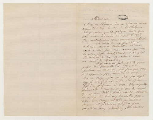 Correspondance de Léon Geraudin et Henri de Lacaze-Duthiers