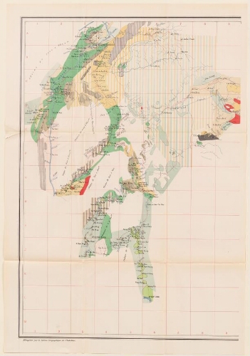 Contribution à la géologie du Laos. Carte