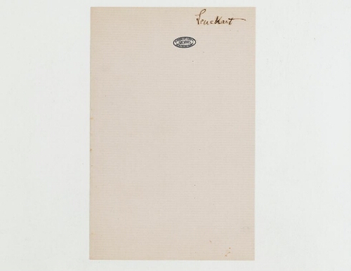 Correspondance de Rudolf Leuckart et Henri de Lacaze-Duthiers