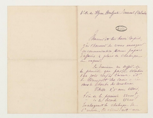 Correspondance de Louis de Bussy et Henri de Lacaze-Duthiers