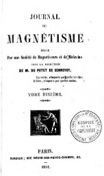 Magnétisme (Tome I)