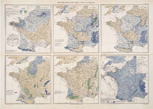 Lithologie des mers de France et des mers principales du globe : atlas