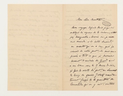 Correspondance de Christo Apostolides et Henri de Lacaze-Duthiers