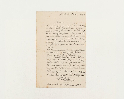 Correspondance de Raphaël. Dubois et Henri de Lacaze-Duthiers