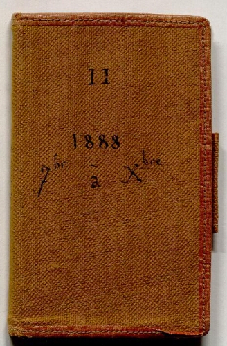 Carnet de notes de Lacaze-Duthiers - 1888, n°2