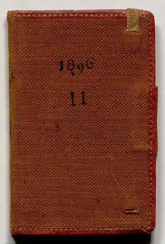 Carnet de notes de Lacaze-Duthiers - 1896, n° 2.