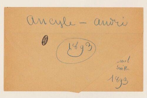 Ancyle de M. Émile André, Revue suisse de zoologie : commentaire critique, notes.