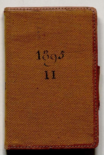 Carnet de notes de Lacaze-Duthiers - 1895, n° 2.