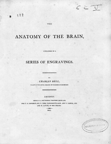The anatomy of the brain [Texte imprimé] : explained in a series of engravings