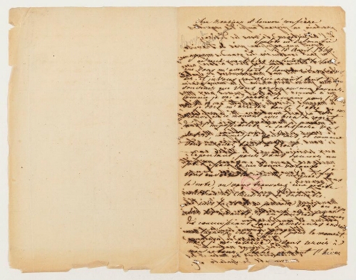 Correspondance de Francesco Lanza De Casanla et Henri de Lacaze-Duthiers