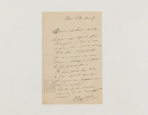 Correspondance de Manthier et Henri de Lacaze-Duthiers