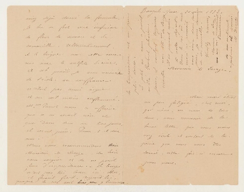 Correspondance de Madame Joseph David et Henri de Lacaze-Duthiers
