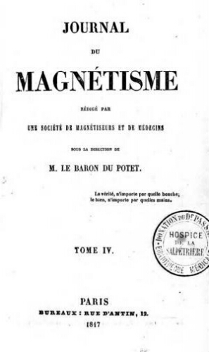 Journal du magnétisme [Tomes IV et V]