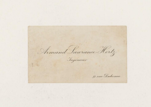 Correspondance d'Armand Lawrance Hertz et Henri de Lacaze-Duthiers