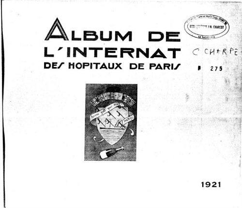 Internat des Hôpitaux de Paris: 1920