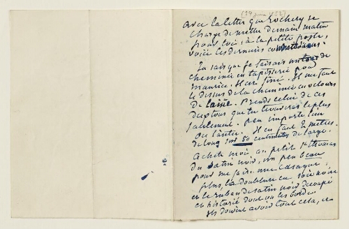 Lettre du 19 juin 1852 de George Sand à Eugène Lambert