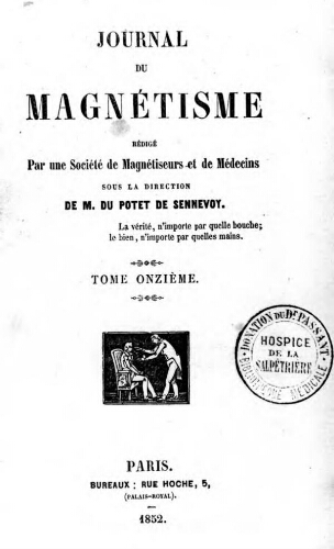 Journal du magnétisme [Tome XI]