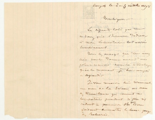 Correspondance de l'Archiduc d'Autriche Louis-Salvator et Henri de Lacaze-Duthiers