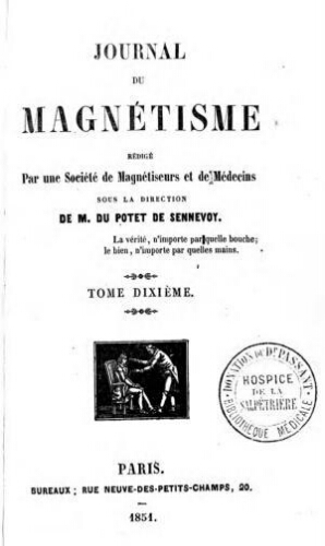 Journal du magnétisme [Tome X]