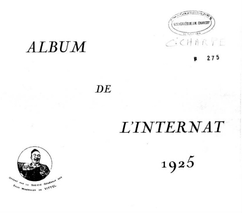 Album de l'internat: 1925