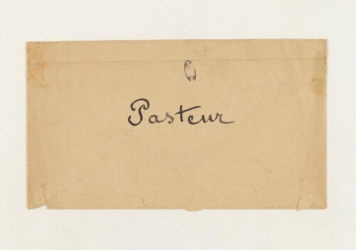Correspondance de Louis Pasteur et Henri de Lacaze-Duthiers