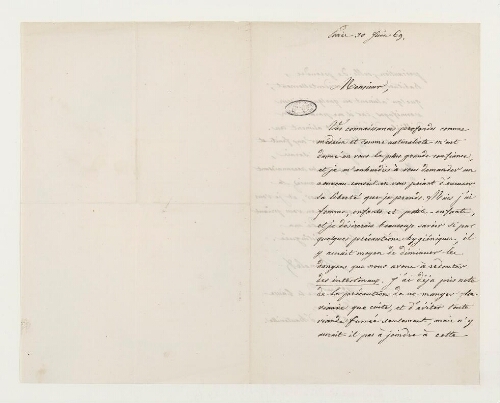 Correspondance de Bonnelet et Henri de Lacaze-Duthiers