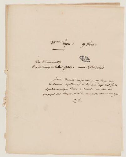 22ème leçon, 2ème année d'enseignement à Lille, 19 février 1856 - Des ruminants, des animaux de cet ordre, les Bovidés.