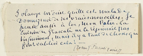 Lettre du 2 avril 1855 de George Sand à Eugène Lambert