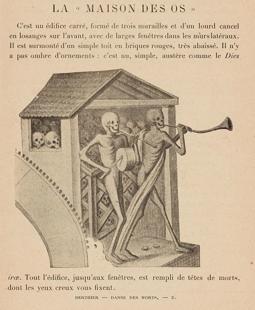 La plus ancienne danse macabre au Kligenthal à Bâle, J. J. Berthier. Page 23. Cote BLOR_016